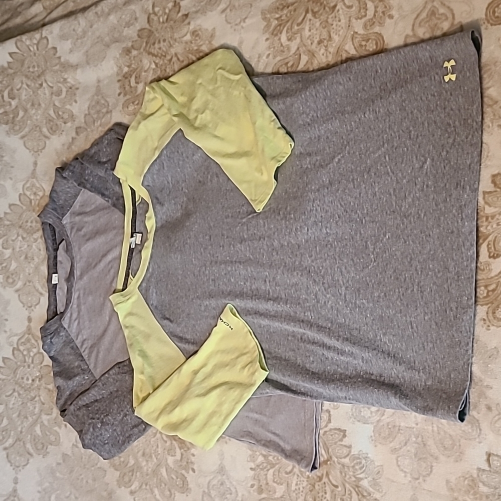 Under armour 3/4 sleeve baseball shirts